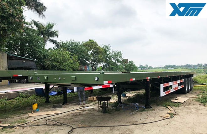 Moóc Sàn 3 Trục 12.4m Fushi