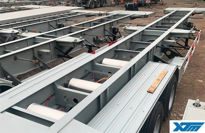 Moóc Xương 3 Trục 48 Feet Kaile