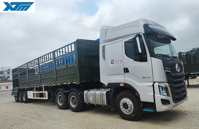 Sơ Mi Rơ Moóc Lồng (Rào) 3 Trục 12.4m ZK