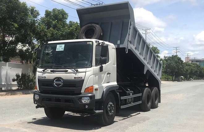 Xe Ben 3 Chân Hino FM