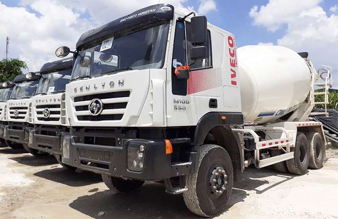 Xe Bồn Trộn Bê Tông Iveco Hongyan 10 Khối