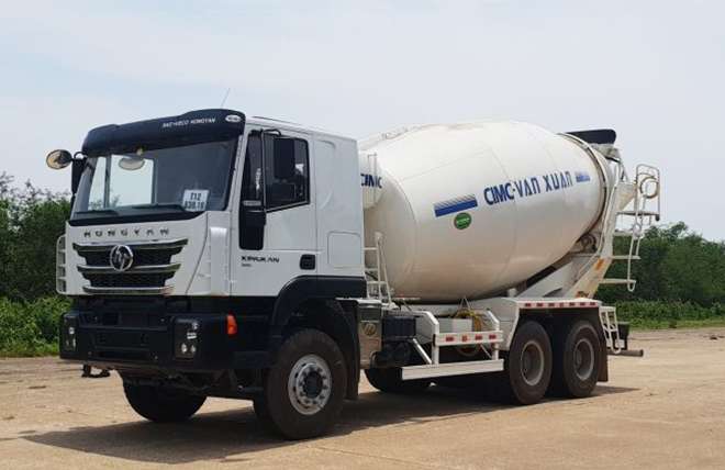 Xe Bồn Trộn Bê Tông Iveco Hongyan 12 Khối