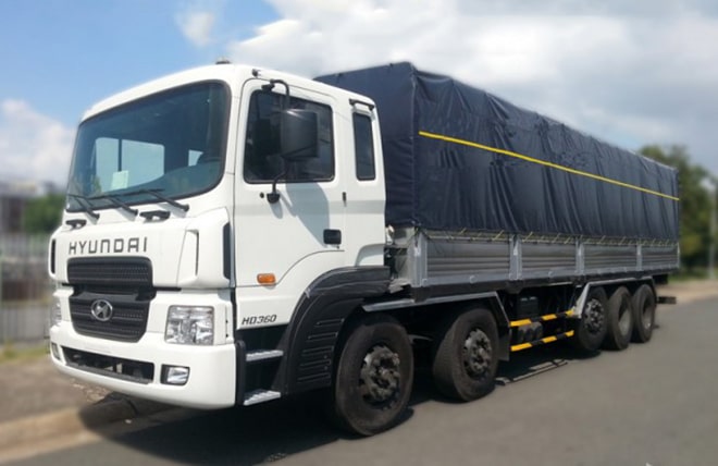 Xe Tải Hyundai HD360 5 Chân 22 Tấn