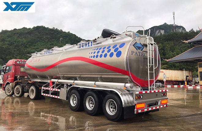 Moóc Bồn Nhôm Chở Xăng Dầu 44 Khối Junli