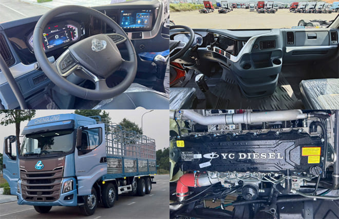 Xe Tải Chenglong H7 360Hp 5 Chân 22 Tấn
