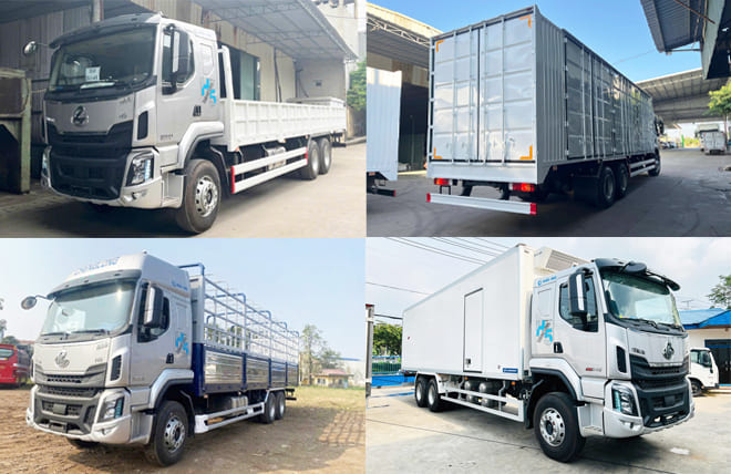 Xe Tải Chenglong H5 270Hp 3 Chân Cầu Thật 14 Tấn